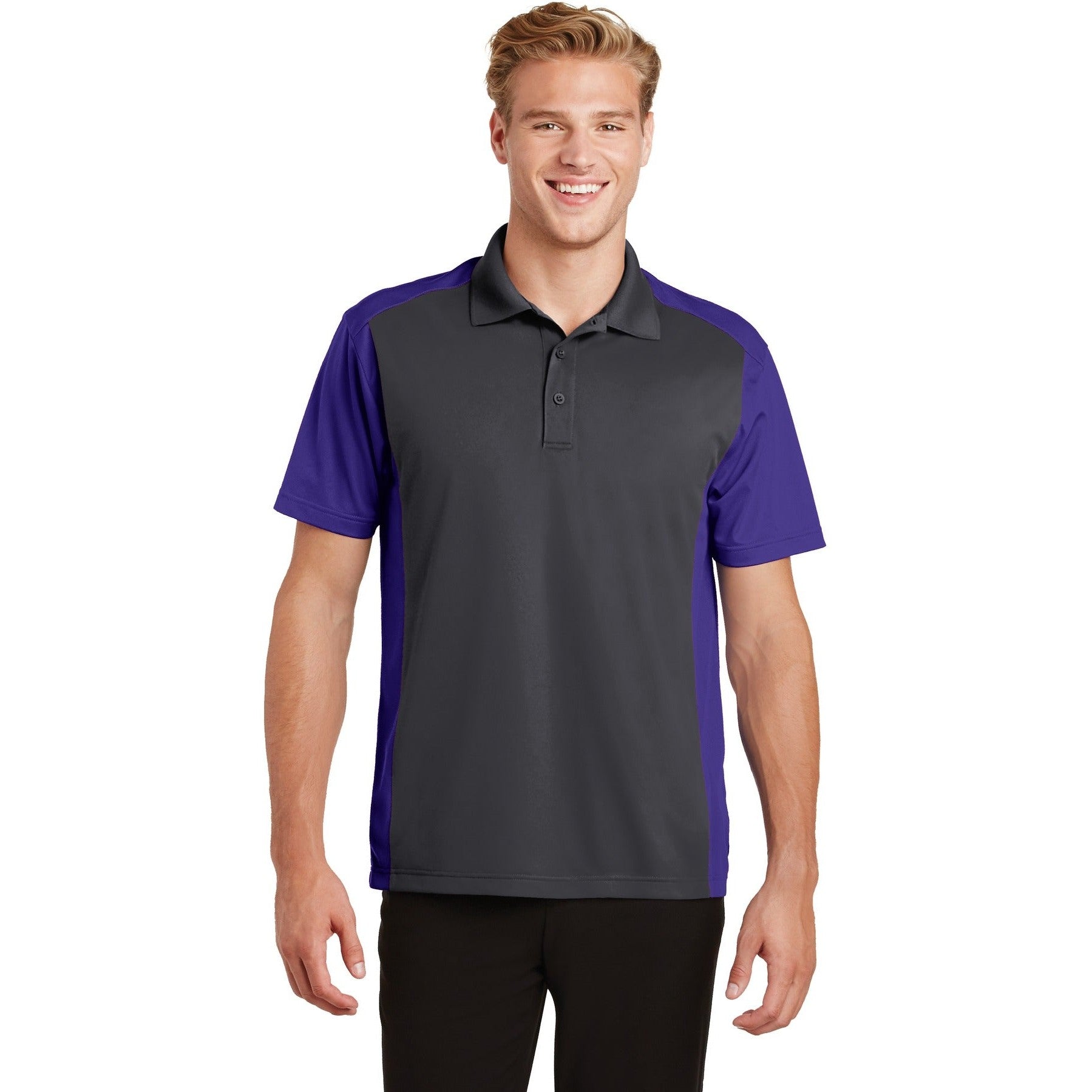 Sport-Tek-Sport-Tek® Colorblock Micropique Sport-Wick® Polo. ST652-MedTech-4